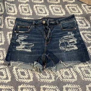 AE high rise shorts